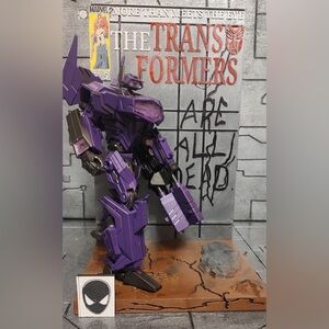 Transformers 3D printed diorama